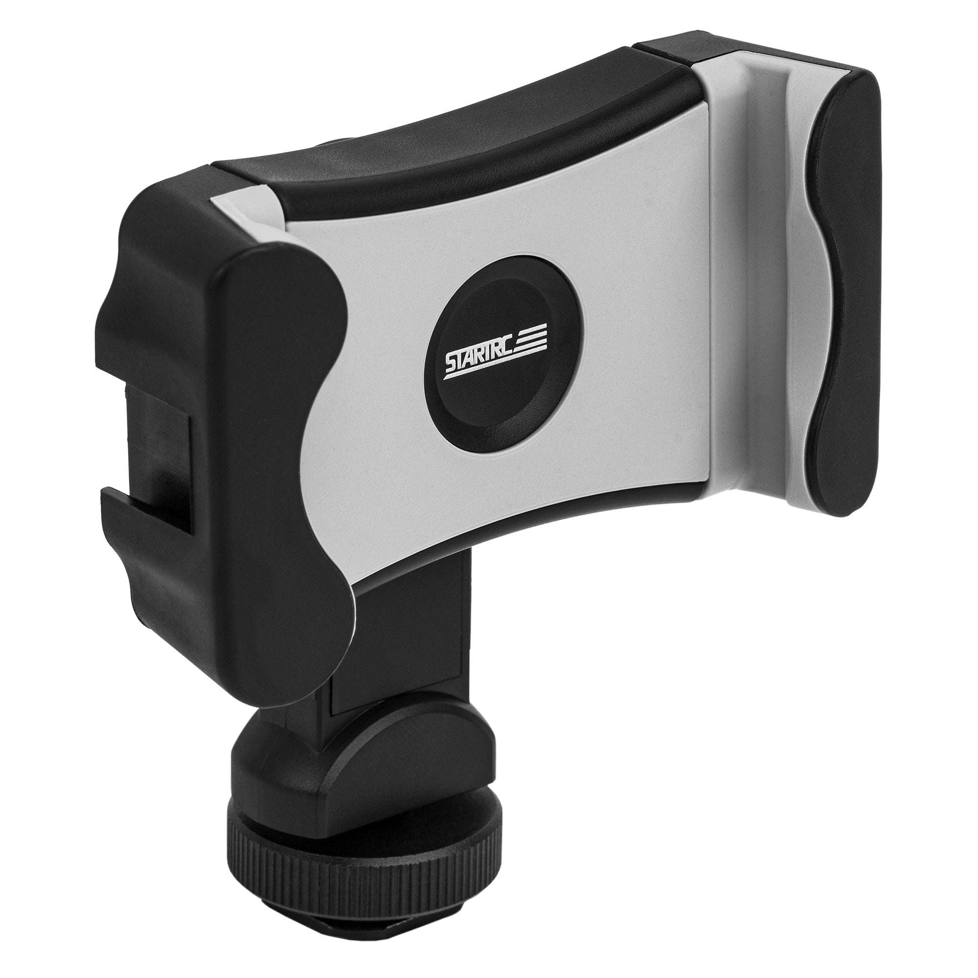 STARTRC 1111323 Double Cold Shoe 360 Degree Rotation Phone Clamp Holder with 1/4 Inch Screw STARTRC 1111323 Double Cold Shoe 360 Degree Rotation Phone Clamp Holder with 1/4 Inch Screw